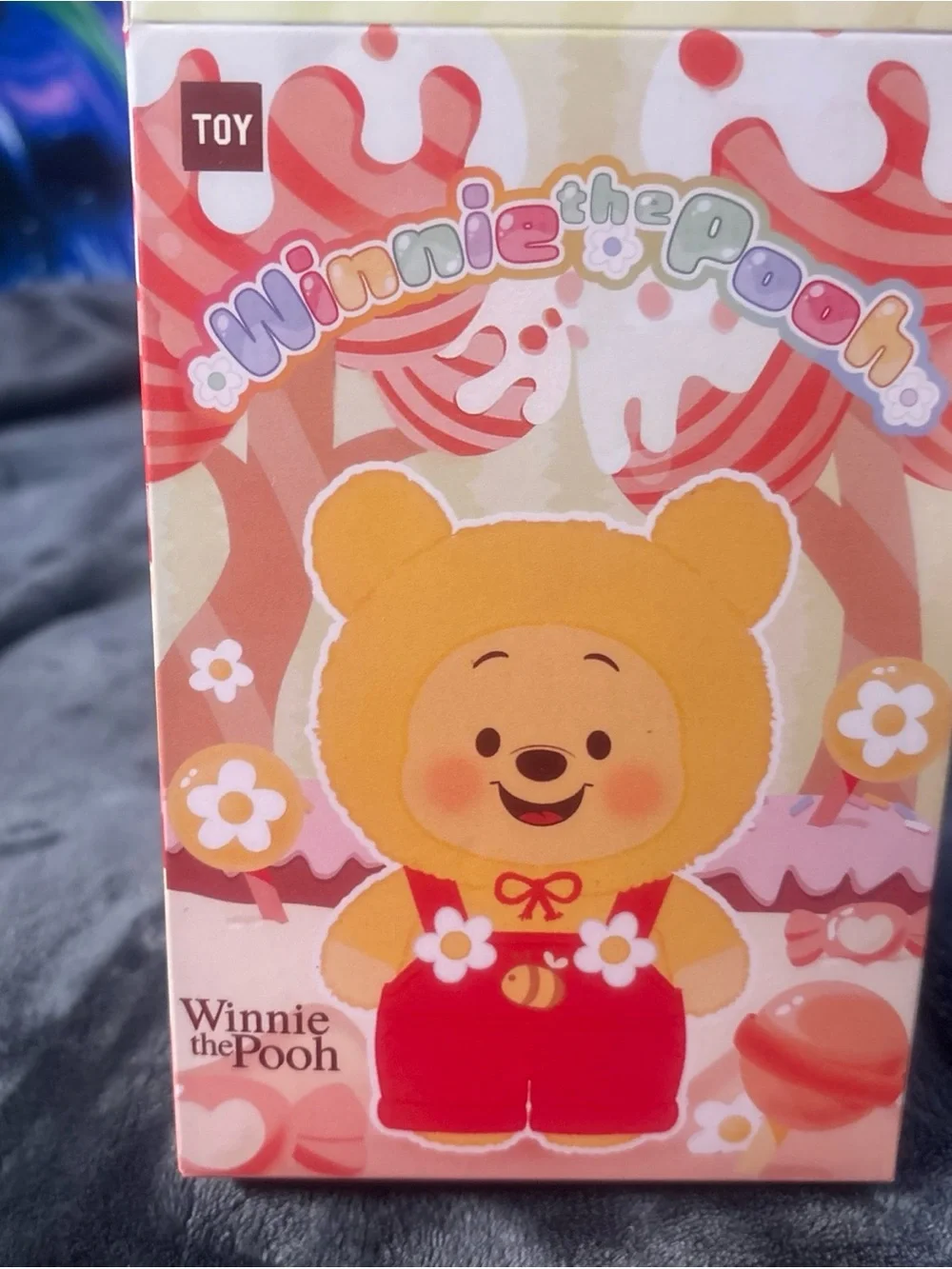 Disney Winnie the Pooh Plush in Pink and Yellow Gift Box
